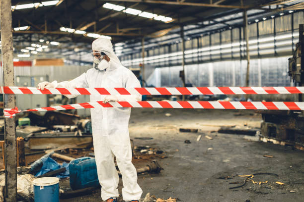 Professional Infectious Disease Decontamination technician working in Gilsum, NH